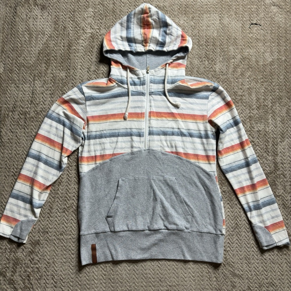 Ampersand Avenue Boot Barn Women's Hoodie Size XLarge 1/2 Zip Western